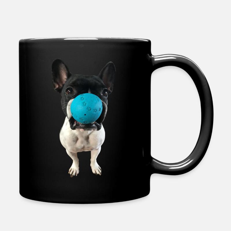 Bouledogue français jouant - Mug uni - noir