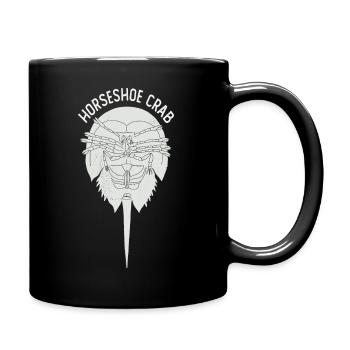 Horseshoe Crab Gift For Biologists - Full Colour Mug - black - Right
