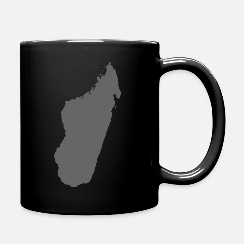 Madagascar gray - Tasse einfarbig - Schwarz