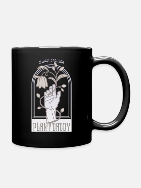 Plant Daddy - Tasse einfarbig - Schwarz