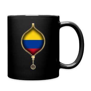 COLOMBIA | FLAG | URBAN SYNTHETICS - Tasse einfarbig - Schwarz - Rechts