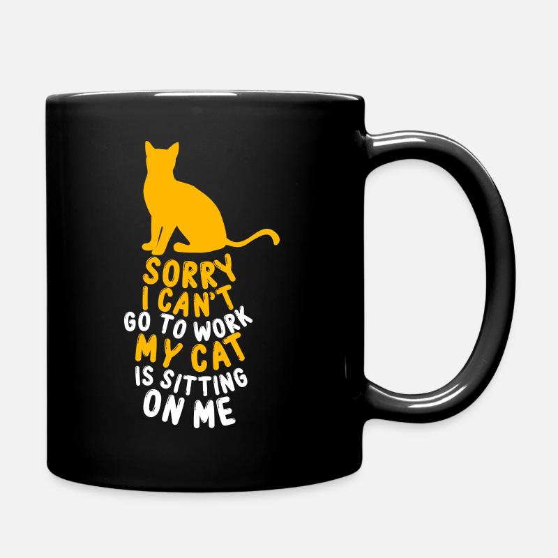 Désolé Je Ne peux Pas aller au travail - Mug uni - noir