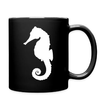 Hippocampe - Mug uni - noir - Droite