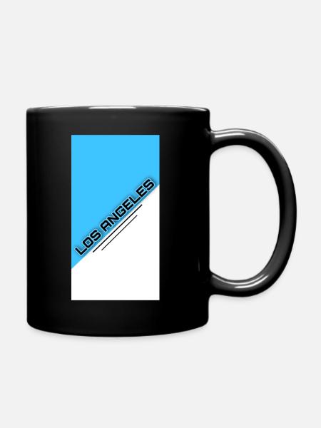 Los Angeles - Tasse einfarbig - Schwarz