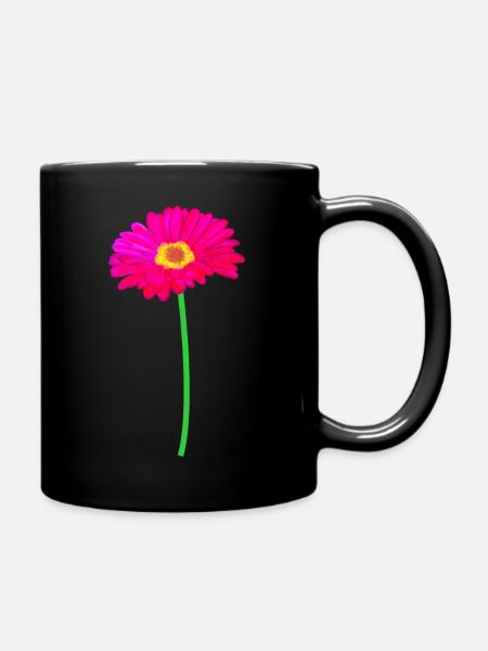 Gerbera - Mug uni - noir
