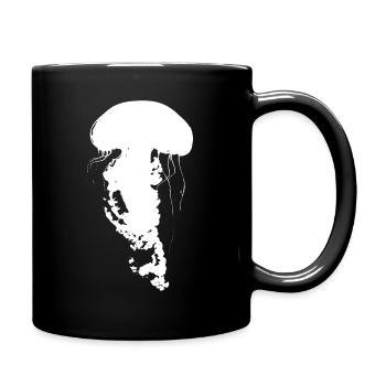 Méduse - Mug uni - noir - Droite