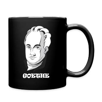 Johann Wolfgang v. Goethe German writer - Full Colour Mug - black - Right