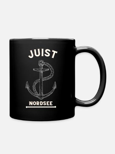 Juist - Tasse einfarbig - Schwarz