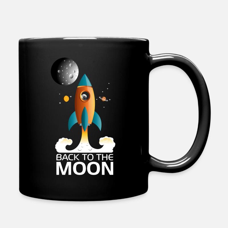 Retour sur la lune. - Mug uni - noir