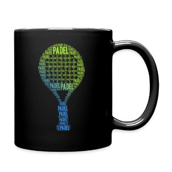 Padel Racket Padel Tennis Paddle Padeltennis - Full Colour Mug - black - Right
