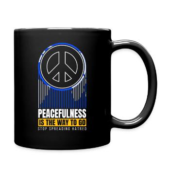 Pas de paix de guerre - Mug uni - noir - Droite