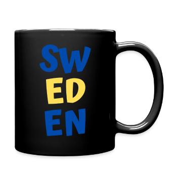 Suède - Mug uni - noir - Droite