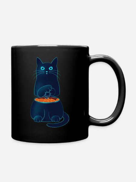 KATZENFUTTER - Tasse einfarbig - Schwarz