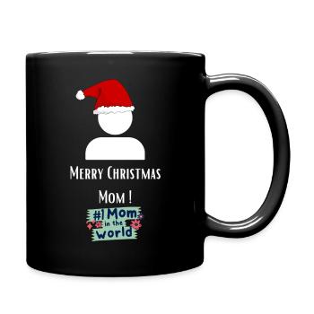 Mutter Weihnachtsgeschenk - Tasse einfarbig - Schwarz - Rechts