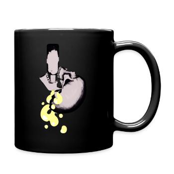 BOIRE COMME UN TROU - Mug uni - noir - Droite