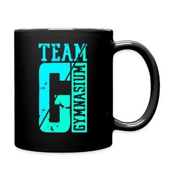 Schulkind Schulwechsel Schule Slogan Gym Geschenk - Tasse einfarbig - Schwarz - Rechts