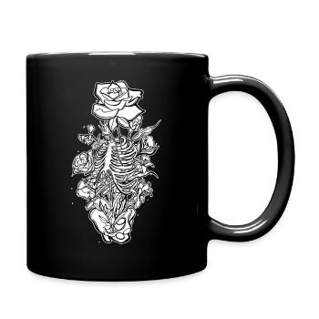 Spine // Chest // Skeleton - Full Colour Mug - black - Right