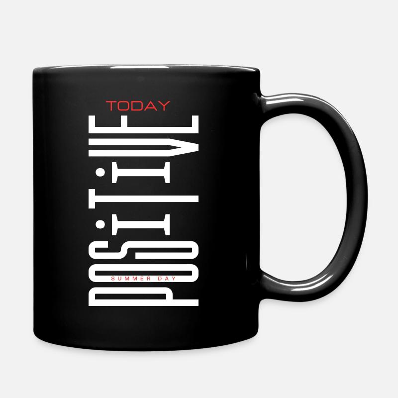 positive 2 - Tasse einfarbig - Schwarz