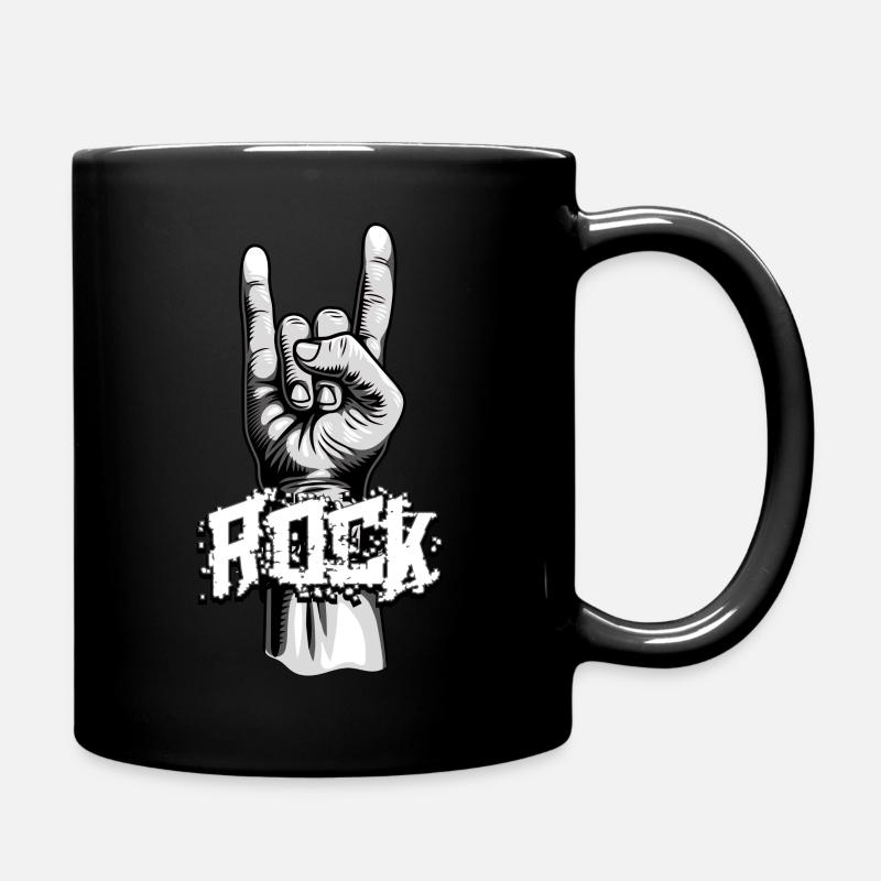 Rock it! - Tasse einfarbig - Schwarz