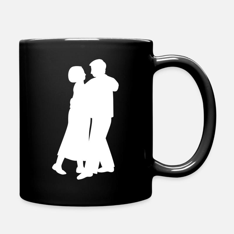 Dancing Dance Music - Tasse einfarbig - Schwarz
