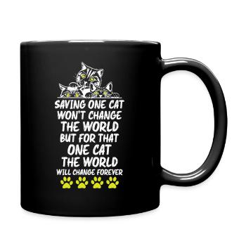 Cats Lover - Full Colour Mug - black - Right