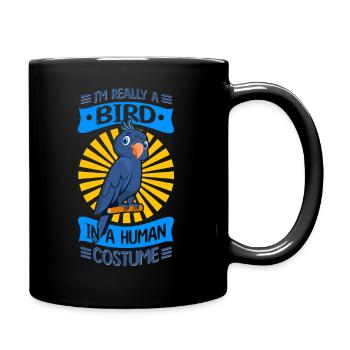 Parrot Parakeet - Full Colour Mug - black - Right