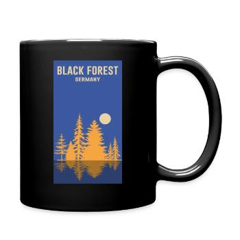 Parc national de la Forêt-Noire - Mug uni - noir - Droite