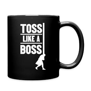 Lancer comme un morceau de bois lancer Caber Toss - Mug uni - noir - Droite