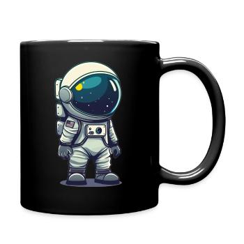 ASTRONAUTE PLANET ETOILE MARS - Mug uni - noir - Droite