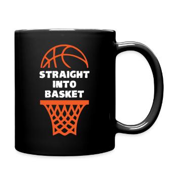 Directement dans le basket-ball - Mug uni - noir - Droite