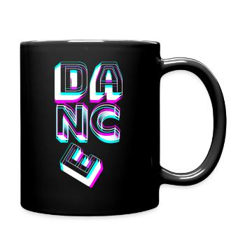 Lettrage de danse en néon. Danseuse Danseuse Danseuse - Mug uni - noir - Droite