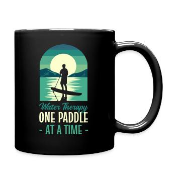 SUP Wassersport Paddelbrett Yoga Sup Pop - Tasse einfarbig - Schwarz - Rechts