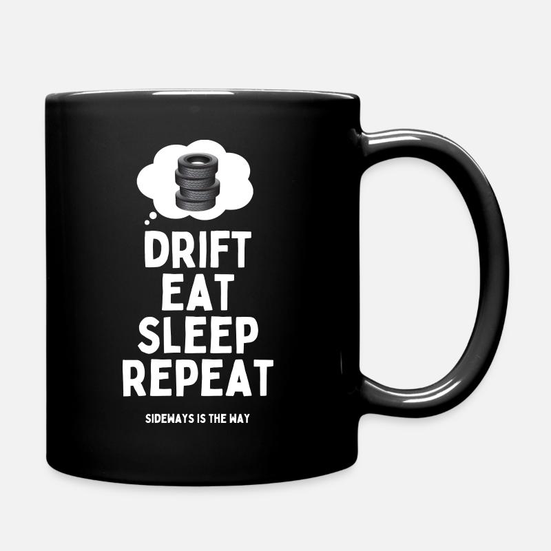 Drift Eat Sleep Repeat - Full Colour Mug - black