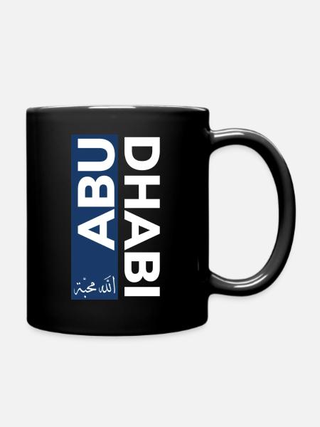 Abu Dhabi Souvenir - Tasse einfarbig - Schwarz