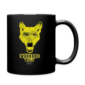 WEEKENDWOLF - Tasse einfarbig - Schwarz - Rechts