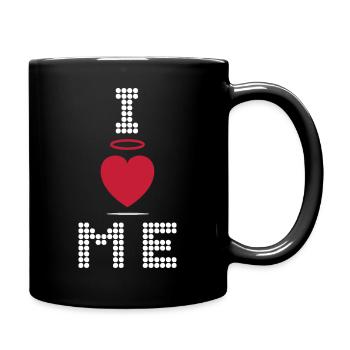 Cadeau Fun: I Love Me – Confiance et Estime de Soi - Mug uni - noir - Droite