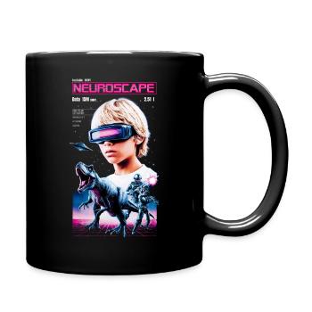 Neuroscape - Tasse einfarbig - Schwarz - Rechts