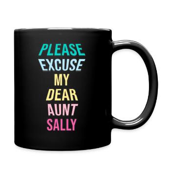 Professeur de mathématiques Dire Professeur de mathématiques drôle - Mug uni - noir - Droite