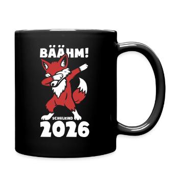 Bäääam ! Écolier 2026 - Renard rusé - Mug uni - noir - Droite