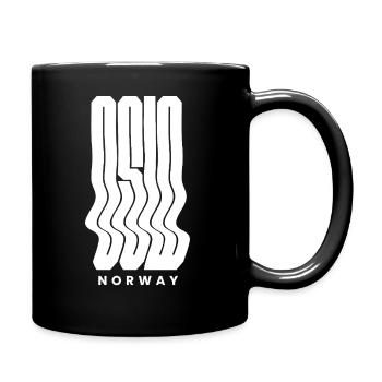 Design du logo de la Vague Nordique d’Oslo - Mug uni - noir - Droite