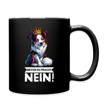 Avant que vous ne demandiez : Berger australien Aussie Aussie - Mug uni - noir - Droite