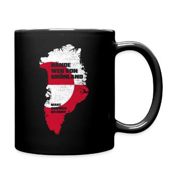 Hands off Greenland (Greenland Edition) - Full Colour Mug - black - Right