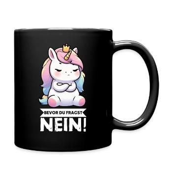 Avant que vous ne demandiez, pas de licorne licornes fan de licorne - Mug uni - noir - Droite