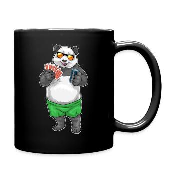 Panda Poker Jetons Poker Cartes de poker - Mug uni - noir - Droite