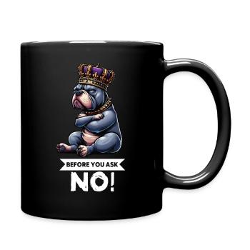 Avant que vous ne demandiez American Bully Bully Pit Bullys - Mug uni - noir - Droite