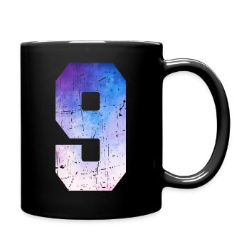 numéro 9 – Cadeau anniversaire 9 ans - Mug uni - noir - Droite