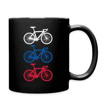 Bicycle Cycling Russia - Full Colour Mug - black - Right