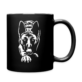Malinois « Édition Noire » - Mug uni - noir - Droite