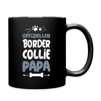 Official Border Collie Dad - Full Colour Mug - black - Right