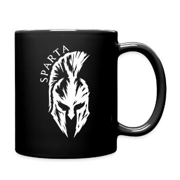 Sparta Casque Spartiate Fitness Guerrier Ancien - Mug uni - noir - Droite